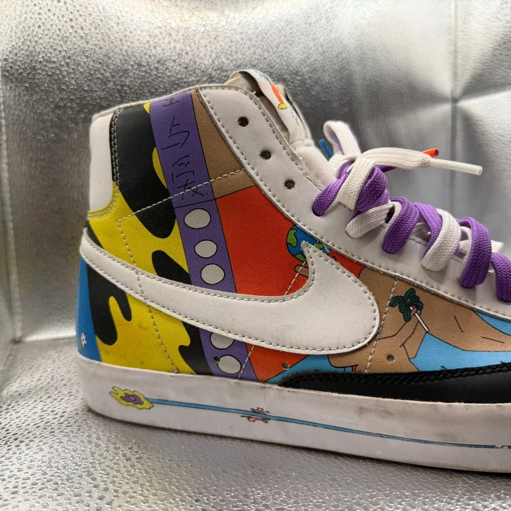 Size 10.5 Nike Flyleather Blazer Mid '77 QS 'Ruohan Wang' Mens Shoes CZ3775-900‎